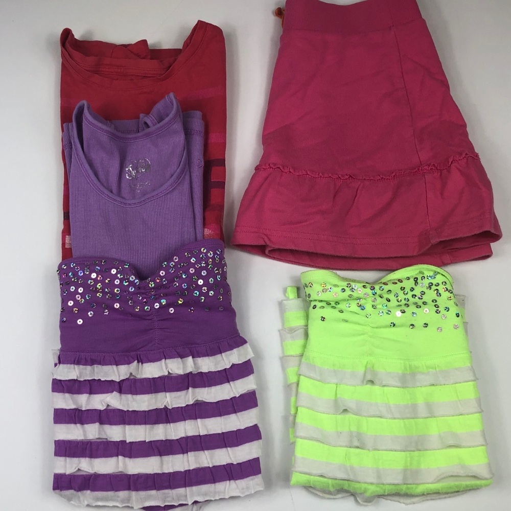 Girls size 10 justice gap summer bundle EUC